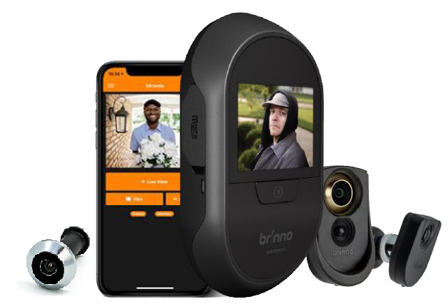 Brinno DUO SHC1000W　智能 WiFi 数码电子猫眼相机套装