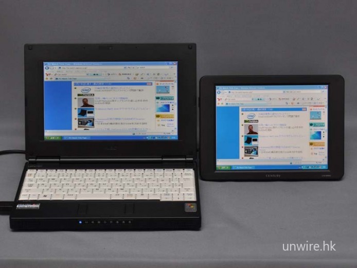 Netbook 救星! Century LCD-8000U USB顯示器