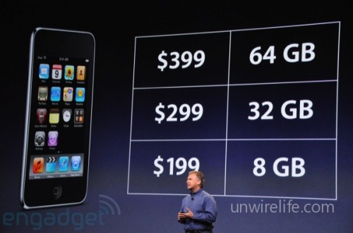 全新 iPod Touch，售價十分吸引，尤其是 8GB 版本，只需約 200 美元便可入手，抵玩！
