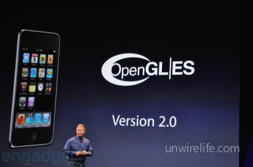 新 iPod Touch 加入支援 OpenGL|ES 2.0，可說是意料中事。
