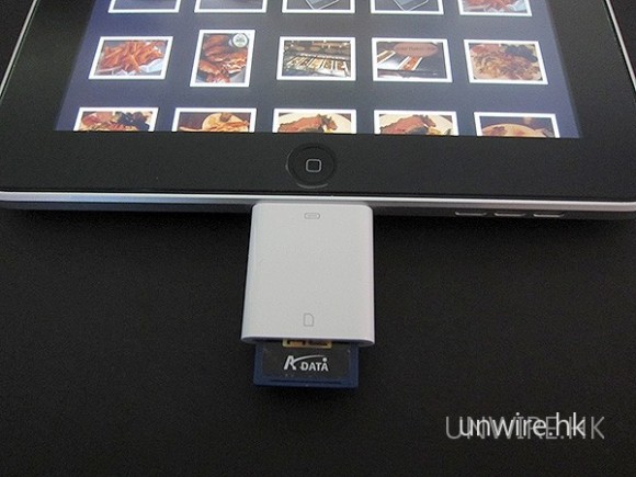 iPad Camera Connection Kit 竟可接駁 Keyboard 及 Headset
