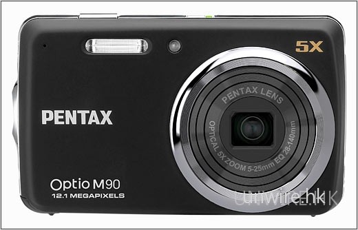 Pentax 公佈 Optio M90 5倍光學變焦相機