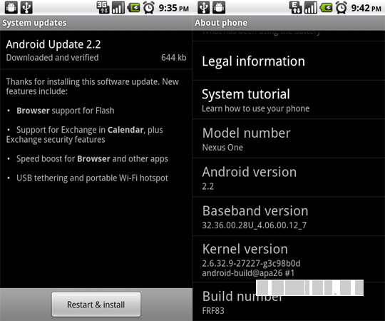 Nexus One 提升瀏覽器效能！FRF83版本升級攻略
