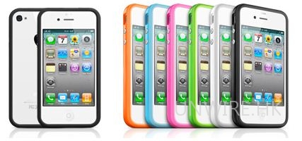 iPhone 4 + 多色官方保護套實圖