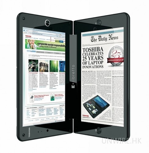 有相有片! Toshiba 新雙 7 寸熒幕 Netbook  – Libretto W100