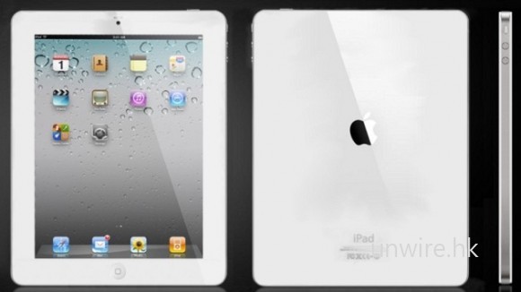 終極幻想: 白色 iPad 2 有前置 Cam 亮相?