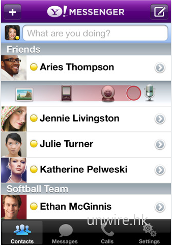 [iPhone4] Yahoo Messenger 2.0  加入 Video Call 功能