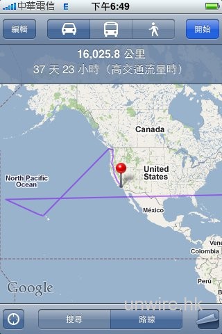 台灣到洛衫磯要37日：Google Maps導航的妄想症