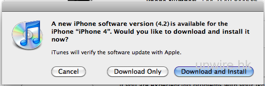 還看不到 iOS 4.2.1 更新? 進來吧