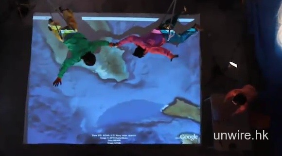 用Google Earth玩空中跳傘
