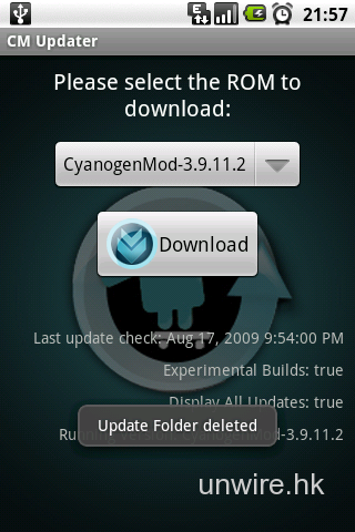 CyanogenMod為更多裝置提供Android Gingerbread