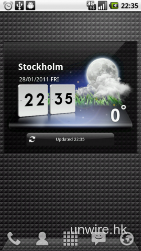 [Android]LG Optimus 2x Weather/Home Widget