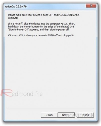 redsn0w更新讓Windows和Mac用家都可以半jailbreak iOS 4.2