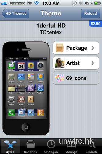 iPhone 玩 Theme 至愛! Cydia Themes Center 開幕