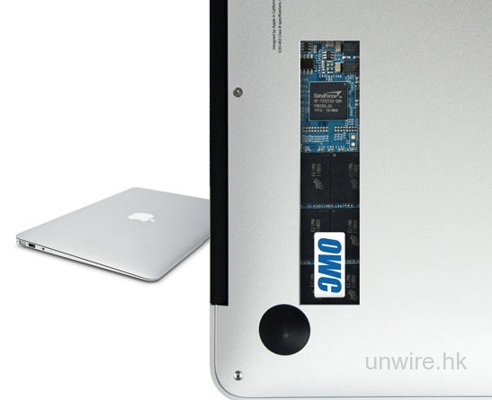 有廠商為MacBook Air提供SSD升級方案