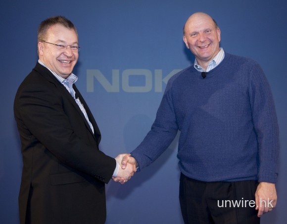 諾基亞與微軟發表公開信宣佈合作戰略，將主力採用 Windows Phone 系統