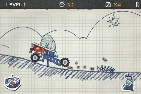 [iPhone Game] 貨車司機速成班 -《Doodle Truck》