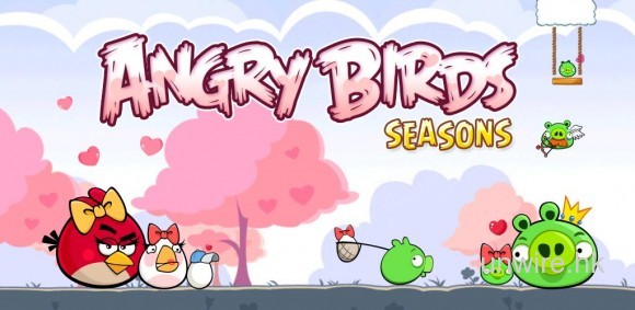 甜蜜溫馨的 Angry Birds － 情人節版本推出！
