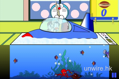 [iPhone] 叮噹的神奇金魚缸 -《Doraemon Fishing》