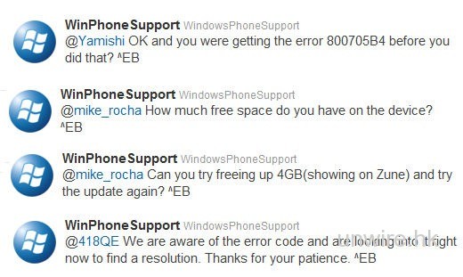 微軟第二次發佈Windows Phone 7更新後仍出事