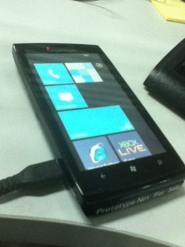 Sony Ericsson Windows Phone 7樣板機流出相片