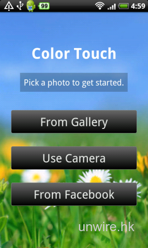 [Android] 多種相片顏色特效任你玩 -《Color Touch Effects》