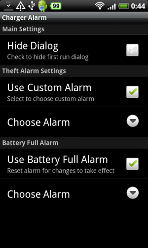 [Android] 拔電線響警報 -《Charger Alarm》