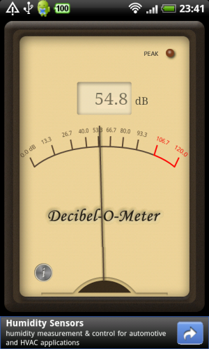 [Android] 分貝量度儀 -《Decibel-O-Meter Free》