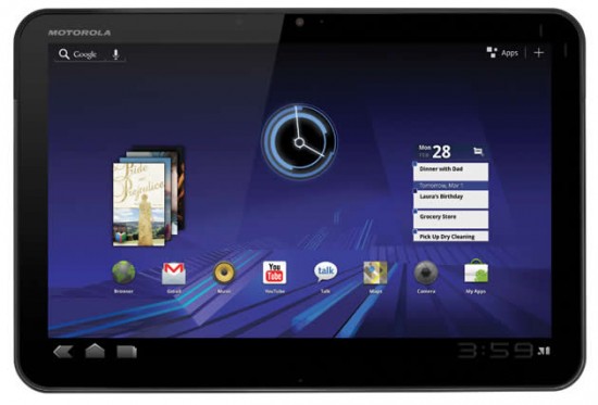 Motorola Xoom WiFi 版 Android 3.1 更新開始