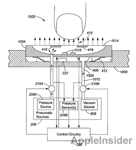 Apple氣泵鍵盤設計專利曝光
