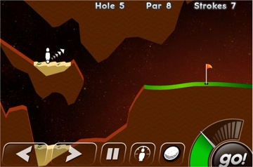 [限時免費 / iPhone] 火柴人變Tiger Woods – 《Super Stickman Golf》