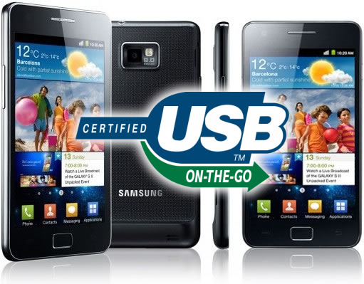 Samsung Galaxy S II 可使用非原廠USB OTG插線
