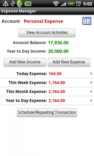 [Android] 記錄收支助理財 -《Expense Manager》