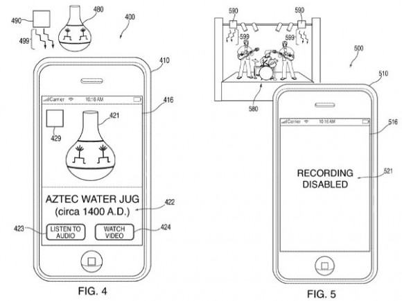 Apple新專利助你在不能拍攝的地方關掉相機