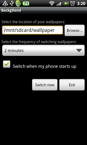 [Android] Home screen Wallpaper 定時更換 -《BackgRand》