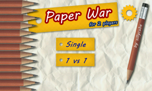 [Android] 指擊飛機 -《Paper War for 2 player》