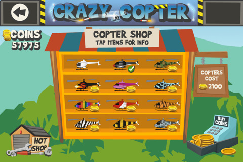 [iPhone] 瘋狂搖控直升機 – 《Paper Glider Crazy Copter》