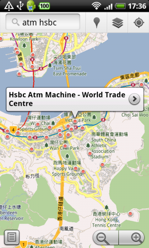 [Android] 尋找櫃員機位置 -《香港櫃員機指南》
