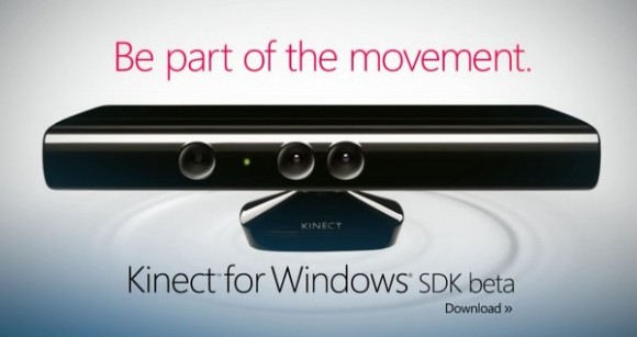 Microsoft推出Windows用Kinect開發套件測試版