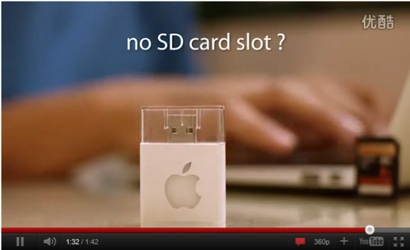 十個爆笑！MacBook Air 11 吋專用 SD 讀卡器！