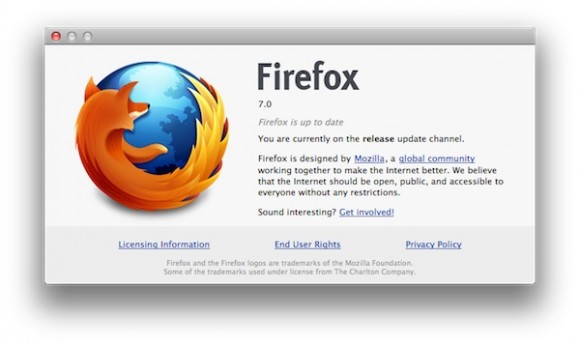 Firefox更新到7.0，大幅改善記憶體效益