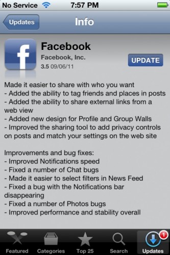 [iOS] Facebook App大更新