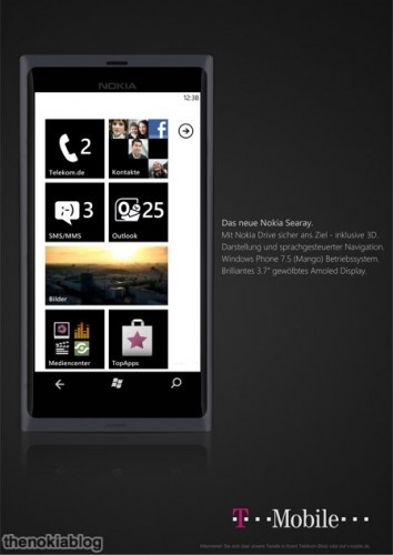 第一款 Nokia WP7.5 手機官方相流出‧酷似 N9？（更新1：加入 Sabre、Ace 規格傳聞）