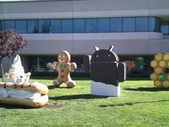 Ice Cream Sandwich Android 像到達 Google 總部！