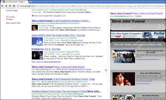 網站利用Steve Jobs新聞「抽水」賺錢