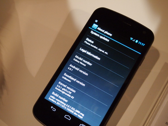 Ice-Cream Sandwich 正式發佈‧Nexus S 十一月後提供升級！