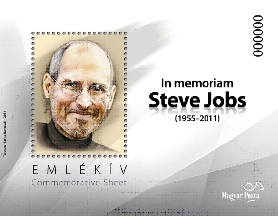 郵票迷注意！匈牙利發行 Steve Jobs 紀念小全張