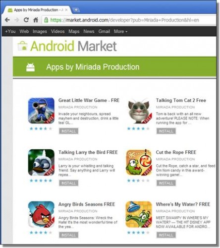Android Market 病毒上架
