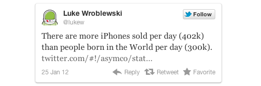 全球每日售出的iPhone比出生的嬰兒還多