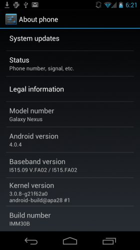 又來更新！Android 4.0.4 OTA 更新曝光